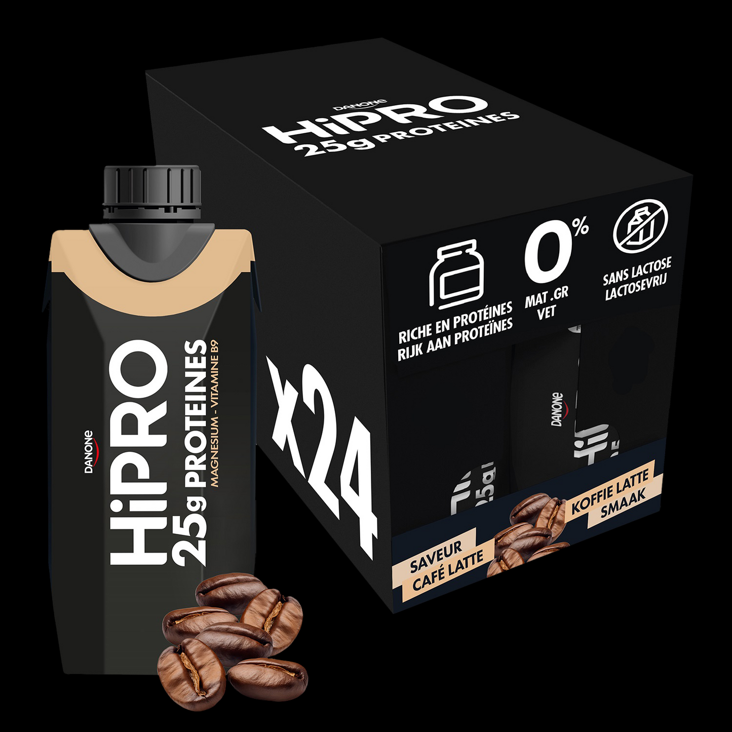 HiPRO Koffie - Protein Drink 8 x 33 cl