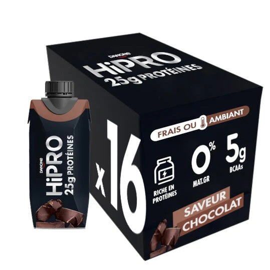 HiPRO Chocolat - Shake protéiné 8x33cl