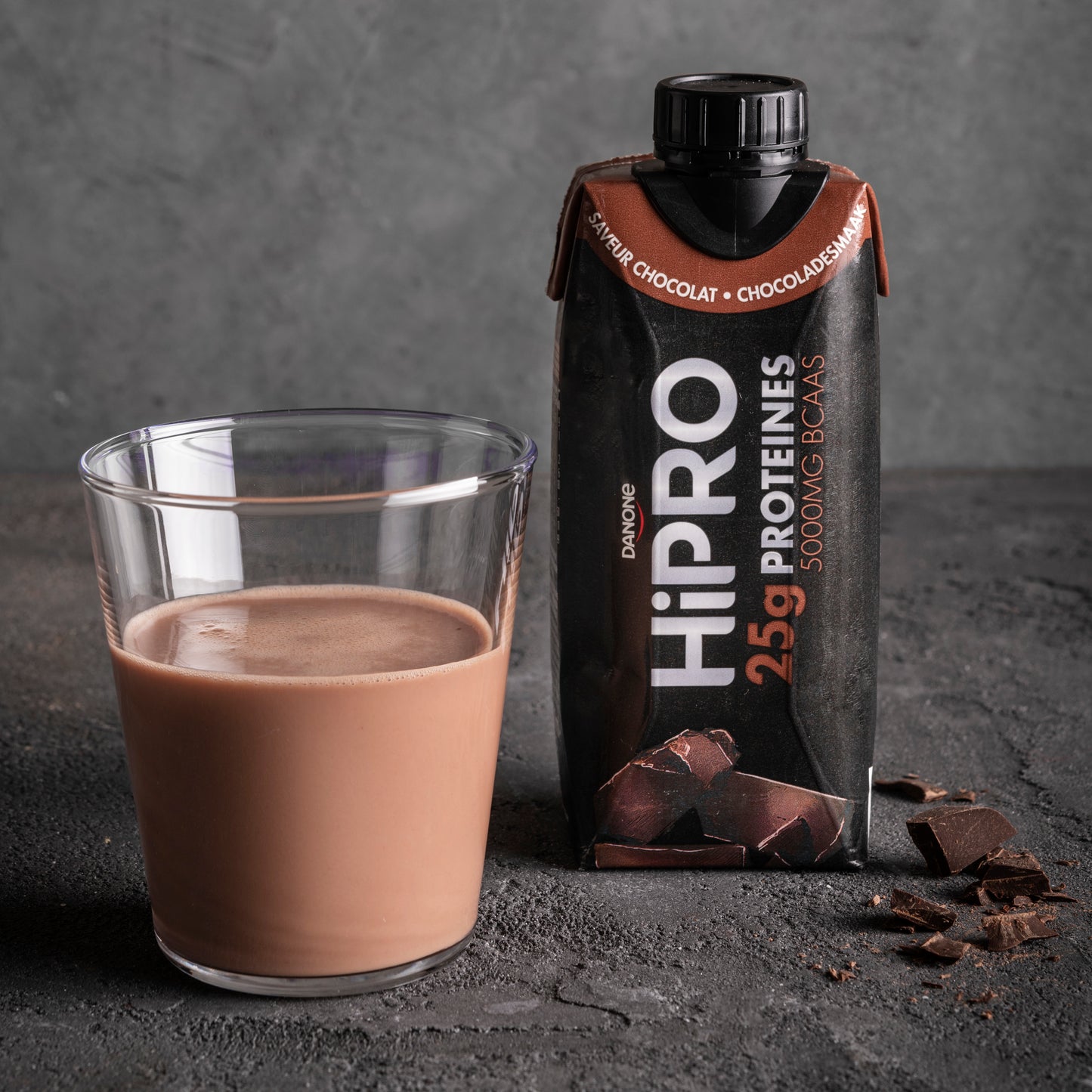 HiPRO Chocolat - Shake protéiné 8x33cl