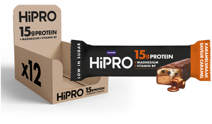 HiPRO Caramel - Barres Protéinées 12x45gr