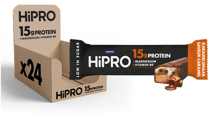 HiPRO Caramel - Barres Protéinées 12x45gr