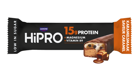 HiPRO Caramel - Barres Protéinées 12x45gr