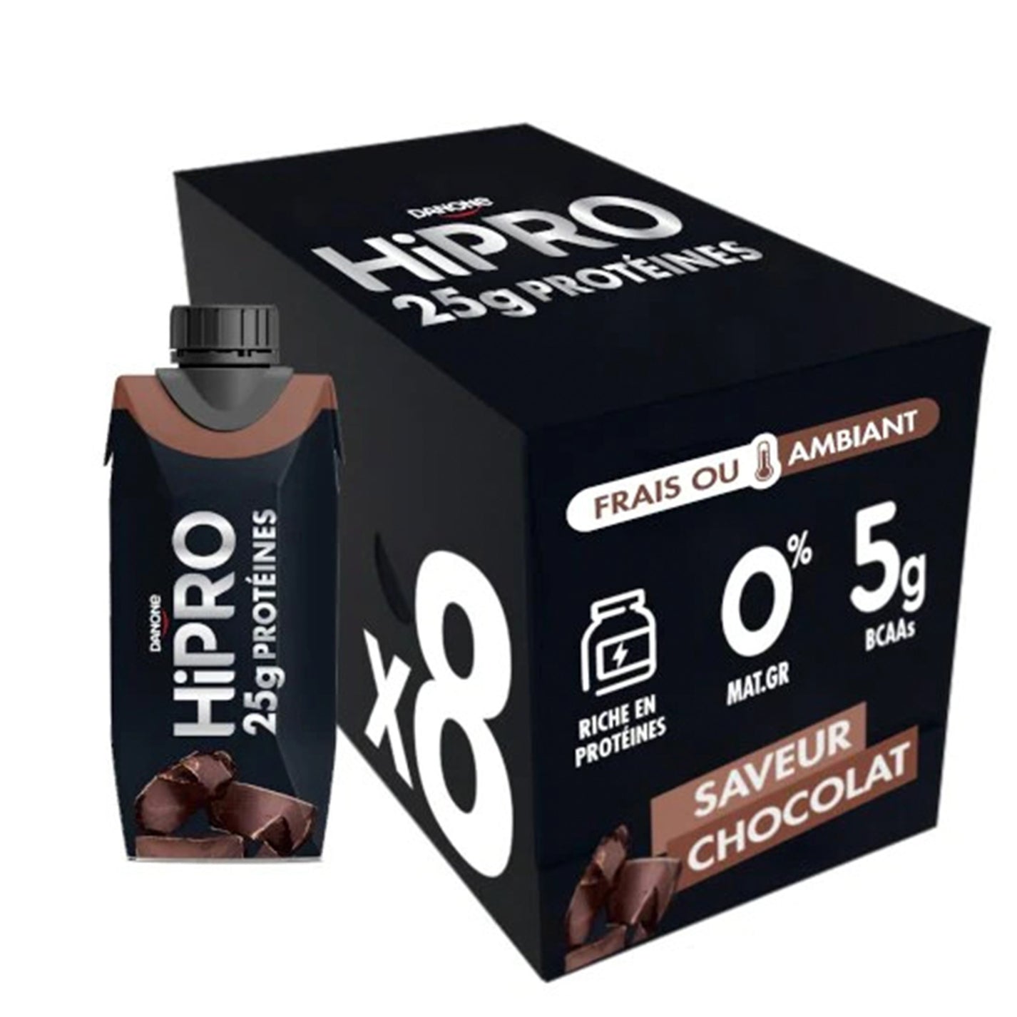 HiPRO Chocolade - Protein Drink - Bestel hier! – HiPRO Belgium